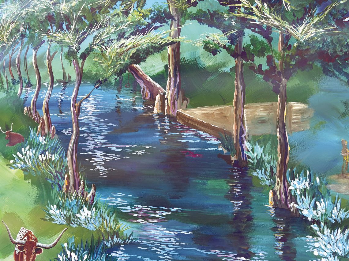 New mural is eloquent love letter to Wimberley