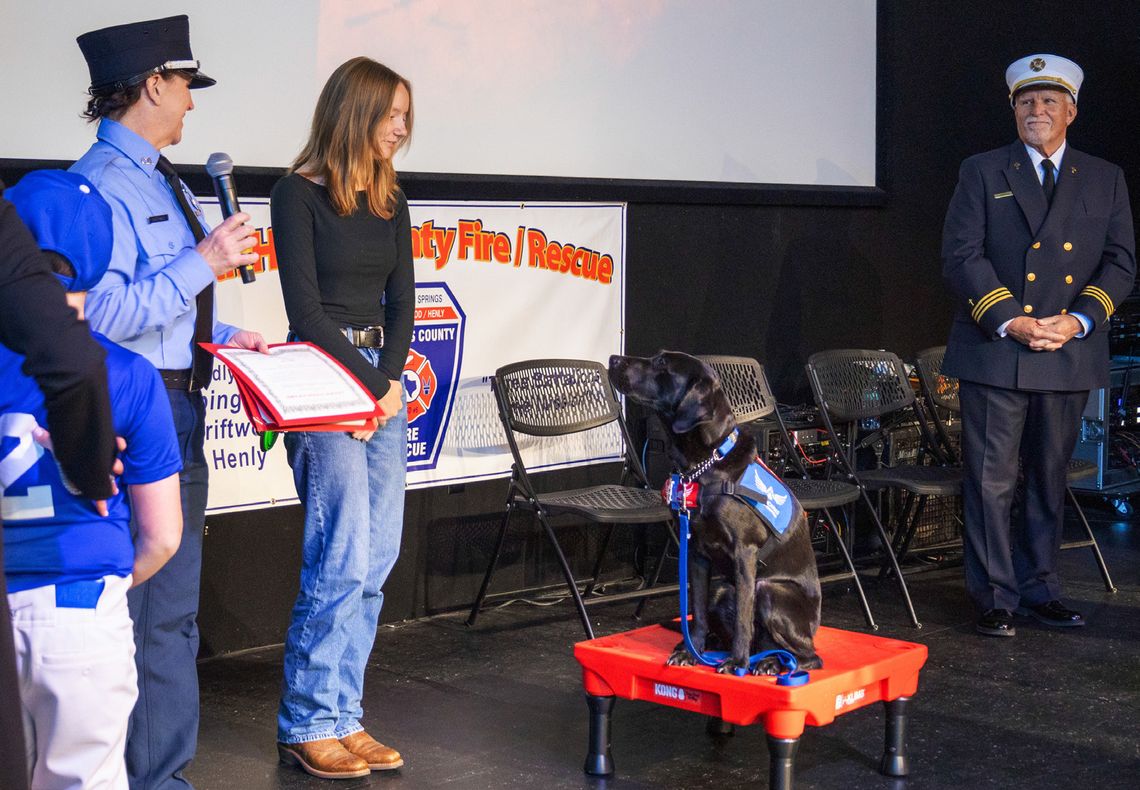 Nyx gets a job as firehouse dog