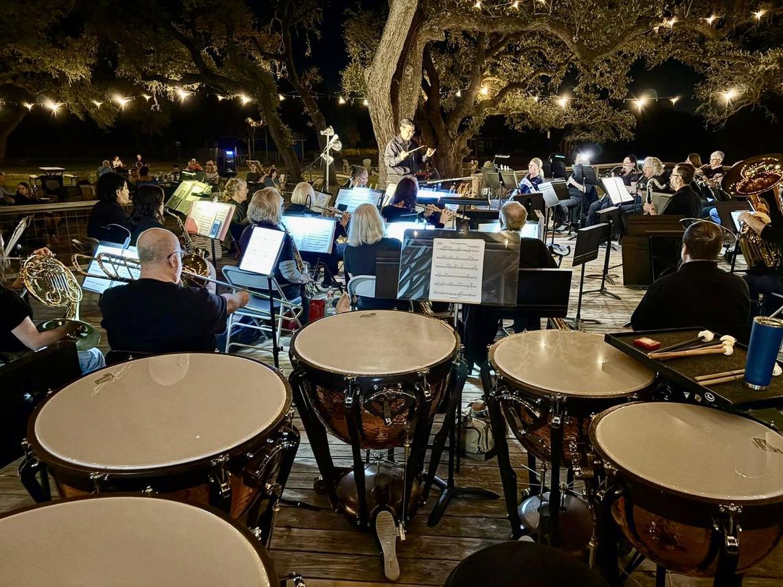 Photo by Dan Stephens The Hill Country Community Band will play music from “The Lord of the Rings,” Wagners “Ride of the Valkyries,” and “Entry of the Gladiators.”