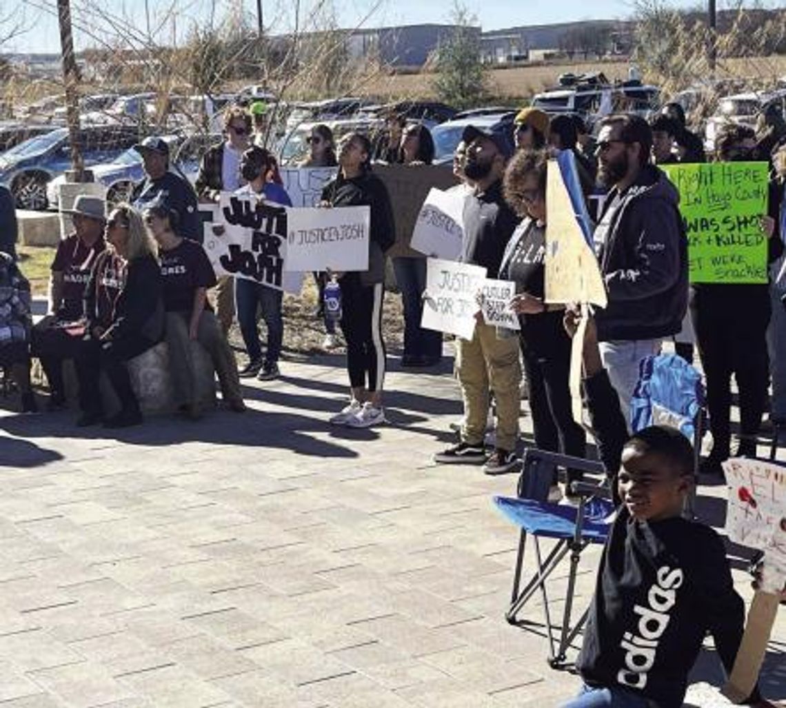 Rally calls for release of footage in fatal shooting of Joshua Wright