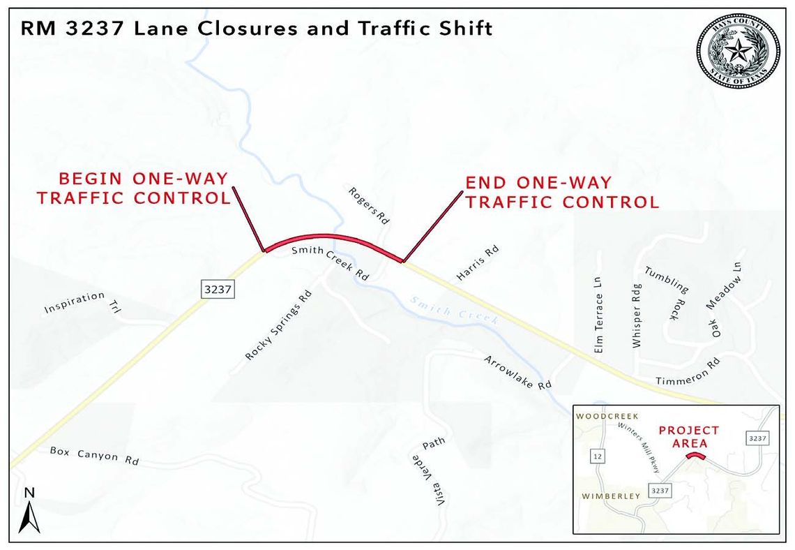 ROAD CLOSURE CONTINUES