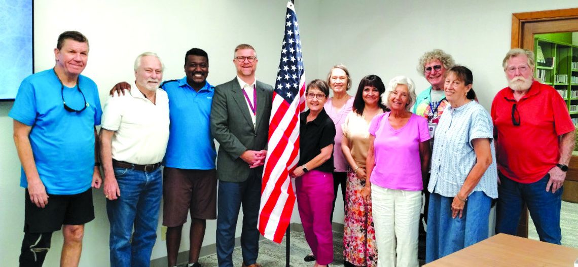 Rotary Club donates flag