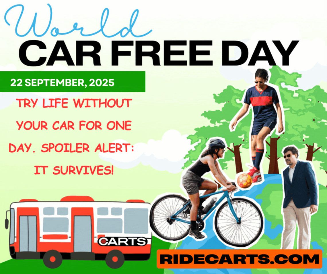 Sept. 22 is car free day