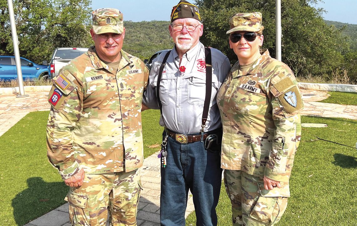 Service at Veterans Memorial Plaza remembers those who served