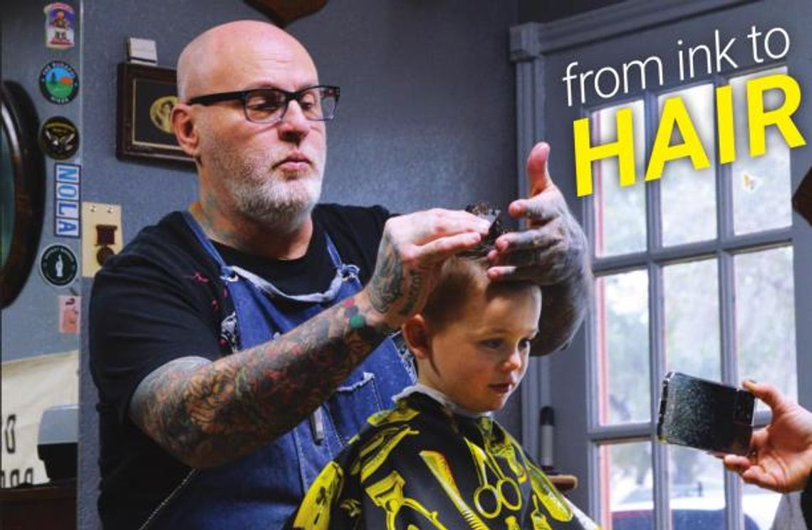 Tattoo artist turns to styling fresh cuts