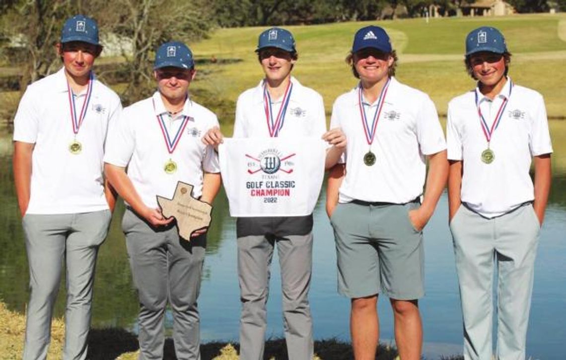 Team, individual medals for Texan golf