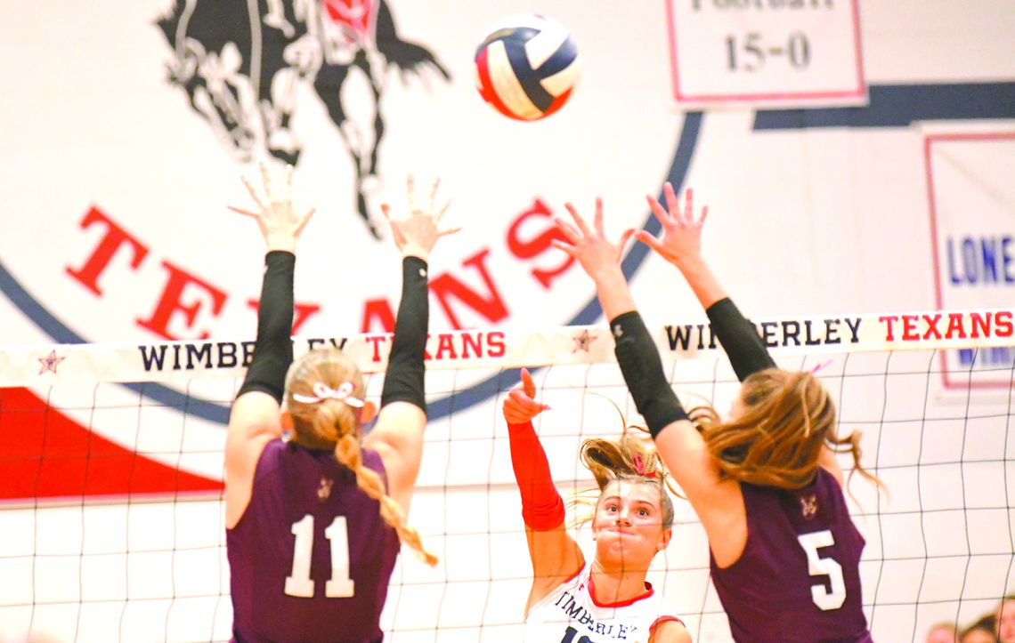 Texan Volleyball split with a loss and a win