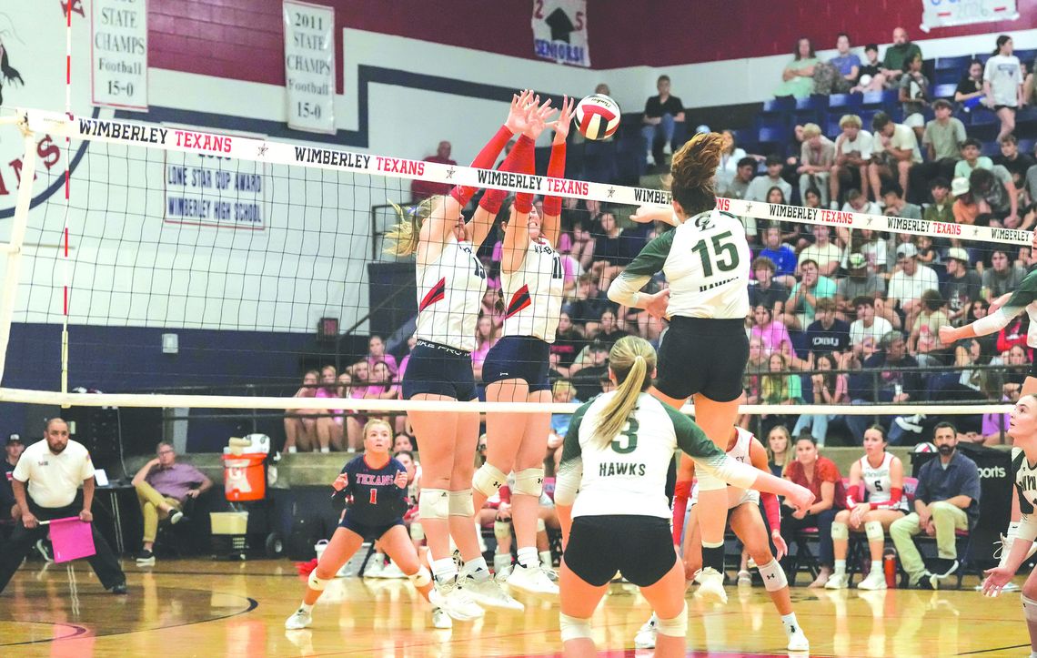 Texans Volleyball brings home both District, Bi-District championships