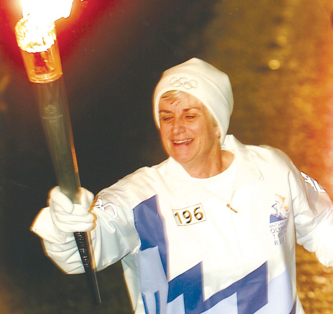 Torchbearer lights the way