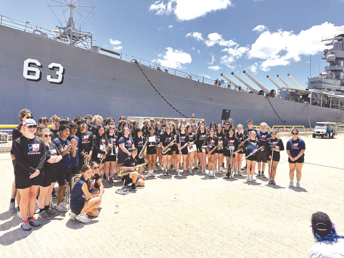 Wimberley HS Band performs in Hawaii