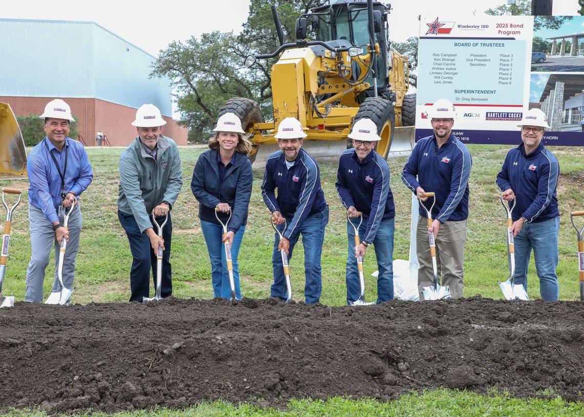 Wimberley ISD Holds Groundbreaking for 2025 Bond Projects