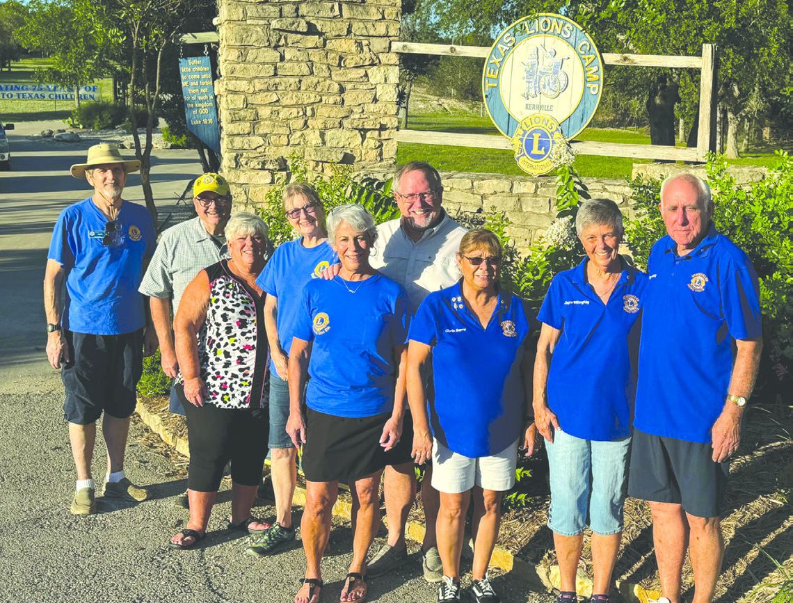 Wimberley Lions serve campers at Texas Lions Camp