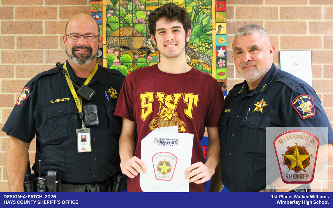 Wimberley student wins Design a Patch contest