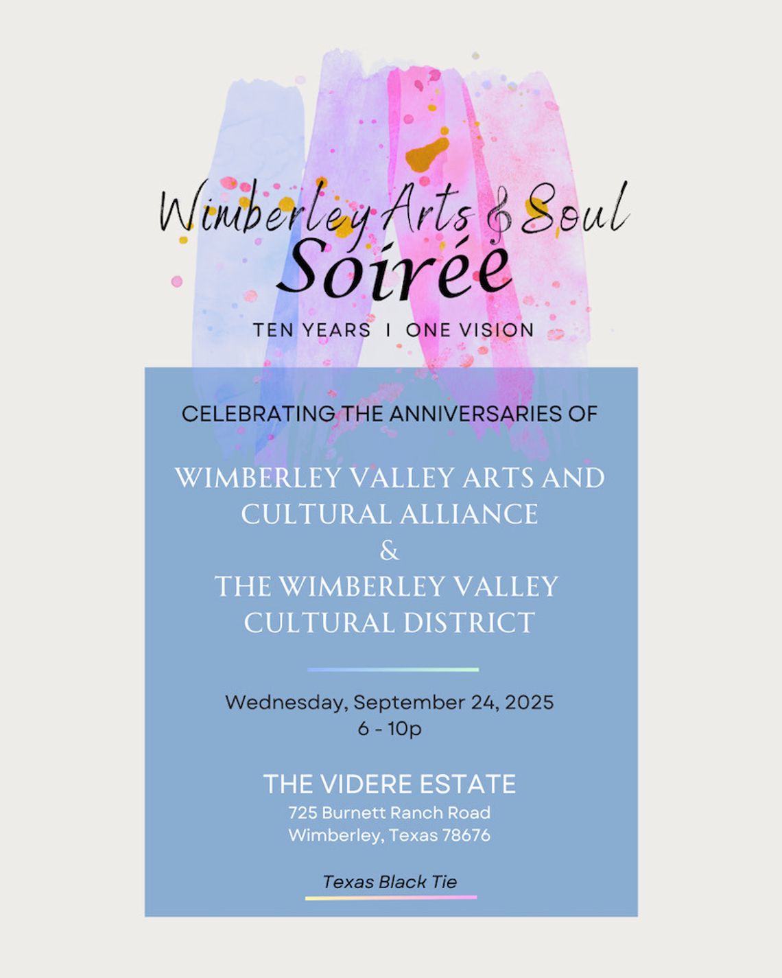 WimberleyArts to celebrate a decade of cultural vibrancy
