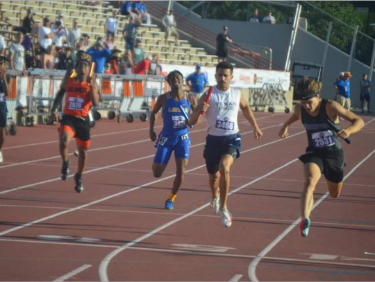 The Wimberley Boys 800M Relay captured 2nd Place at State.