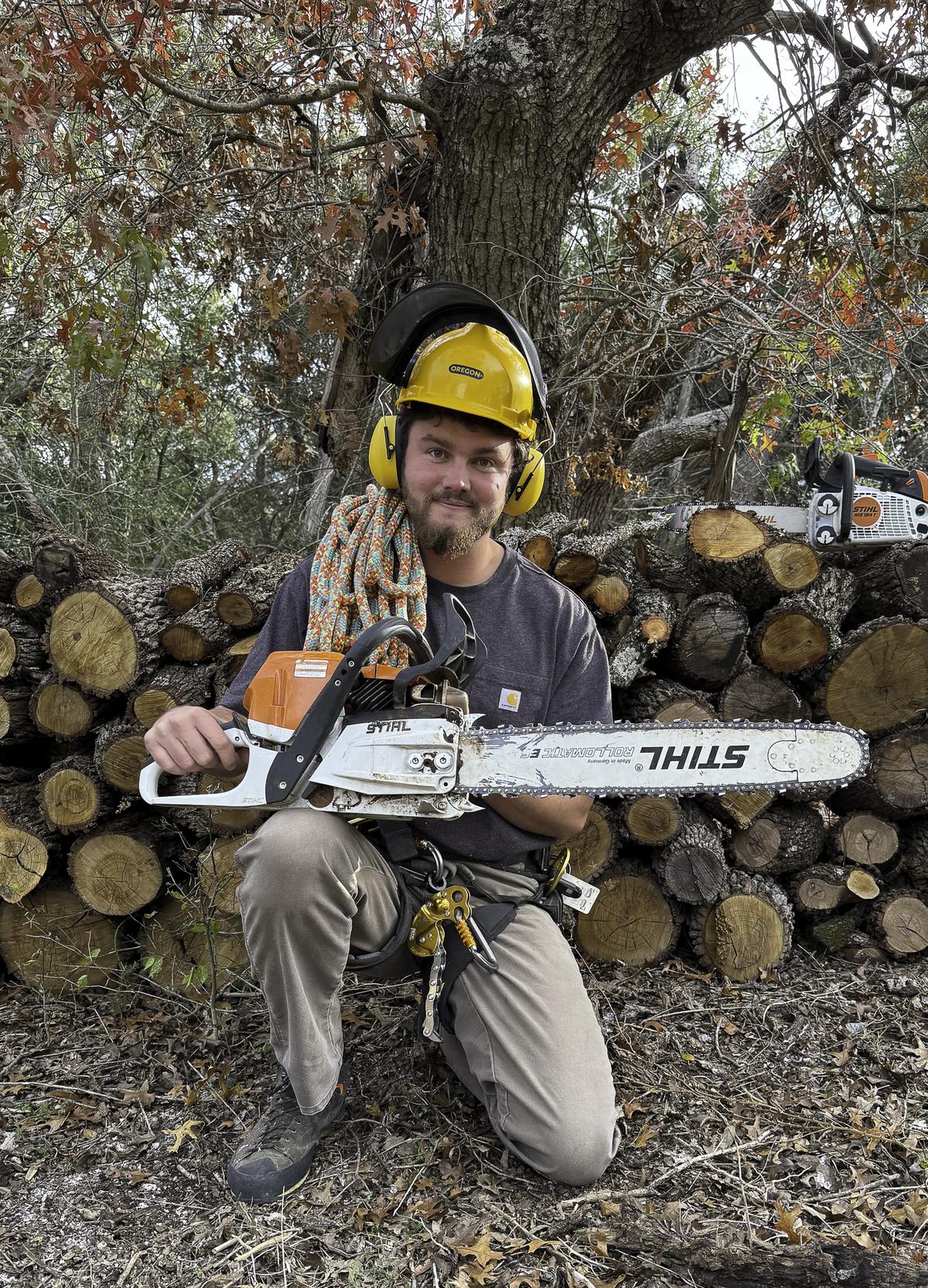 Submitted Photo Bonilla suited up for work