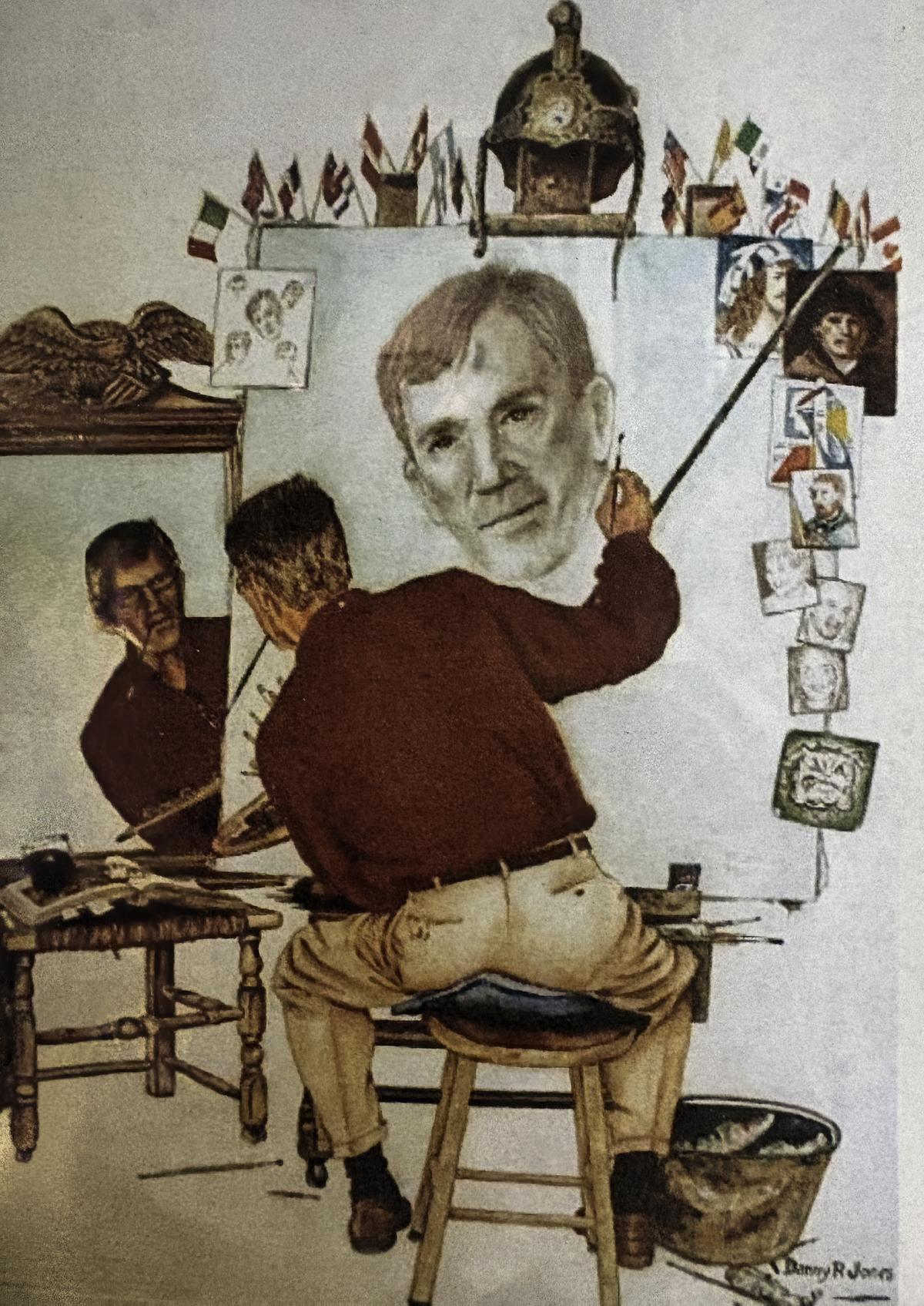 Photo by Teresa Kendrick When creating a self portrait, Jones took inspiratio...