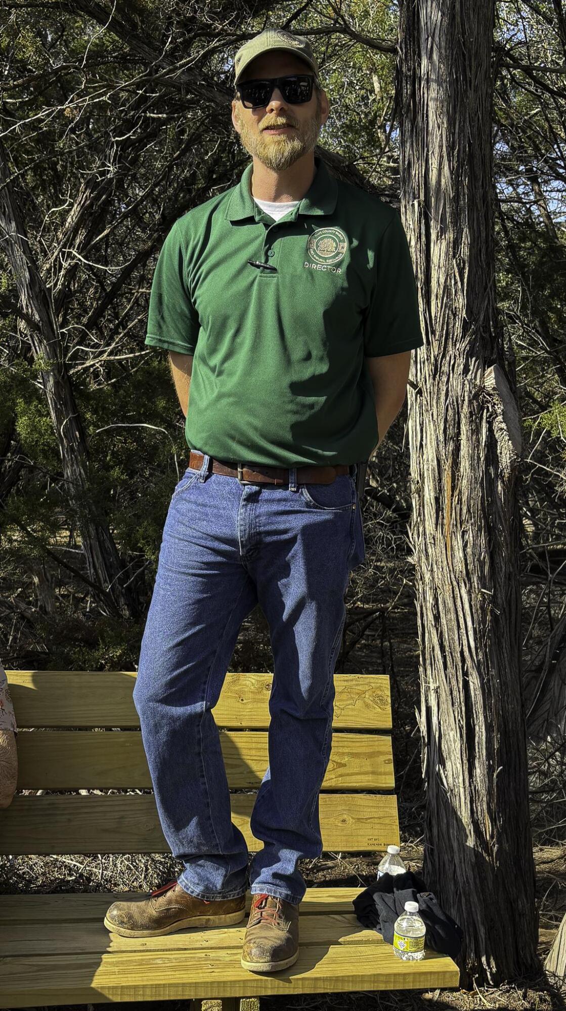 Photo by Teresa Kendrick Karl Flocke, Hays County Director of Parks and Natur...