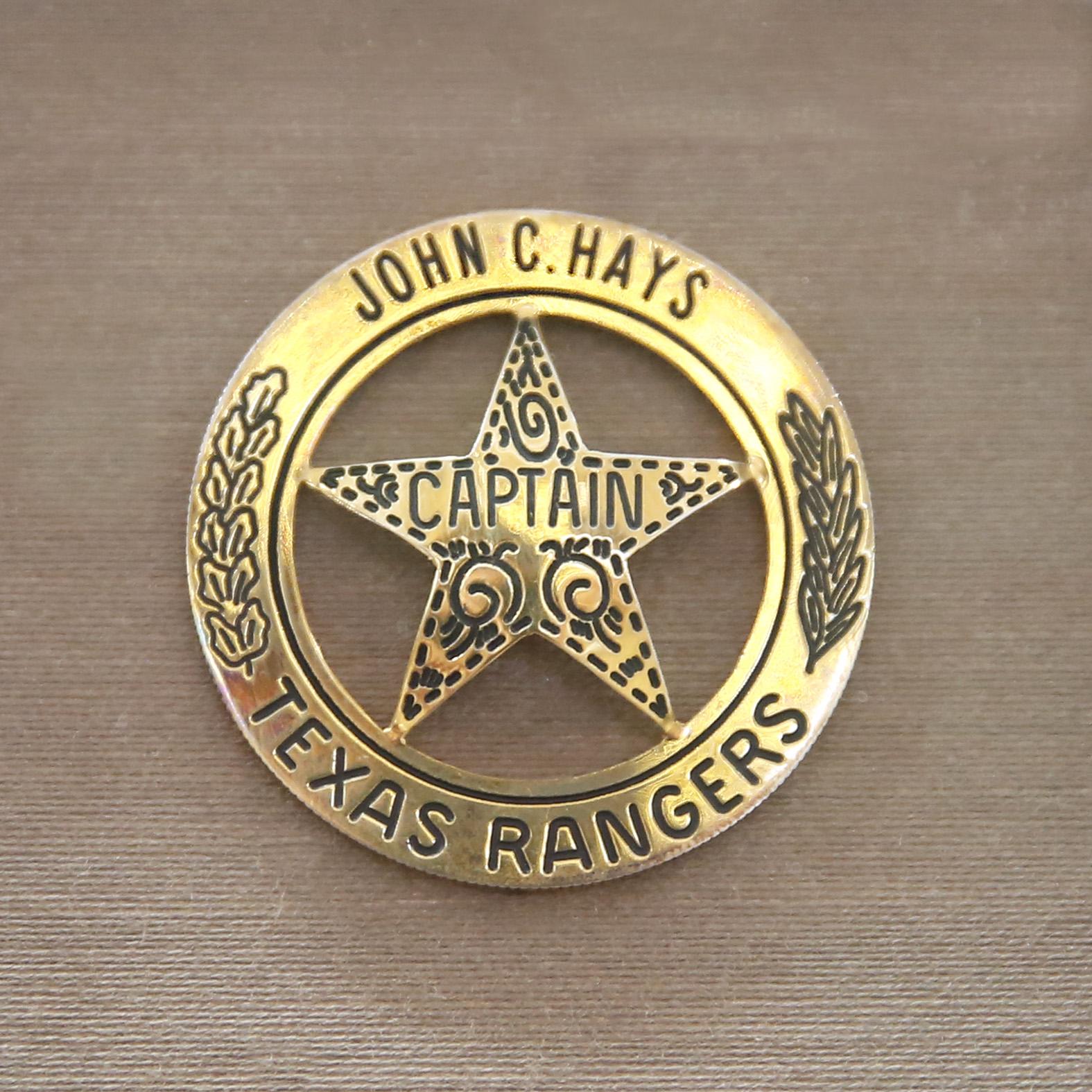 Daily Record photo by John Clark Jack Hays’ Texas Ranger badge now included i...