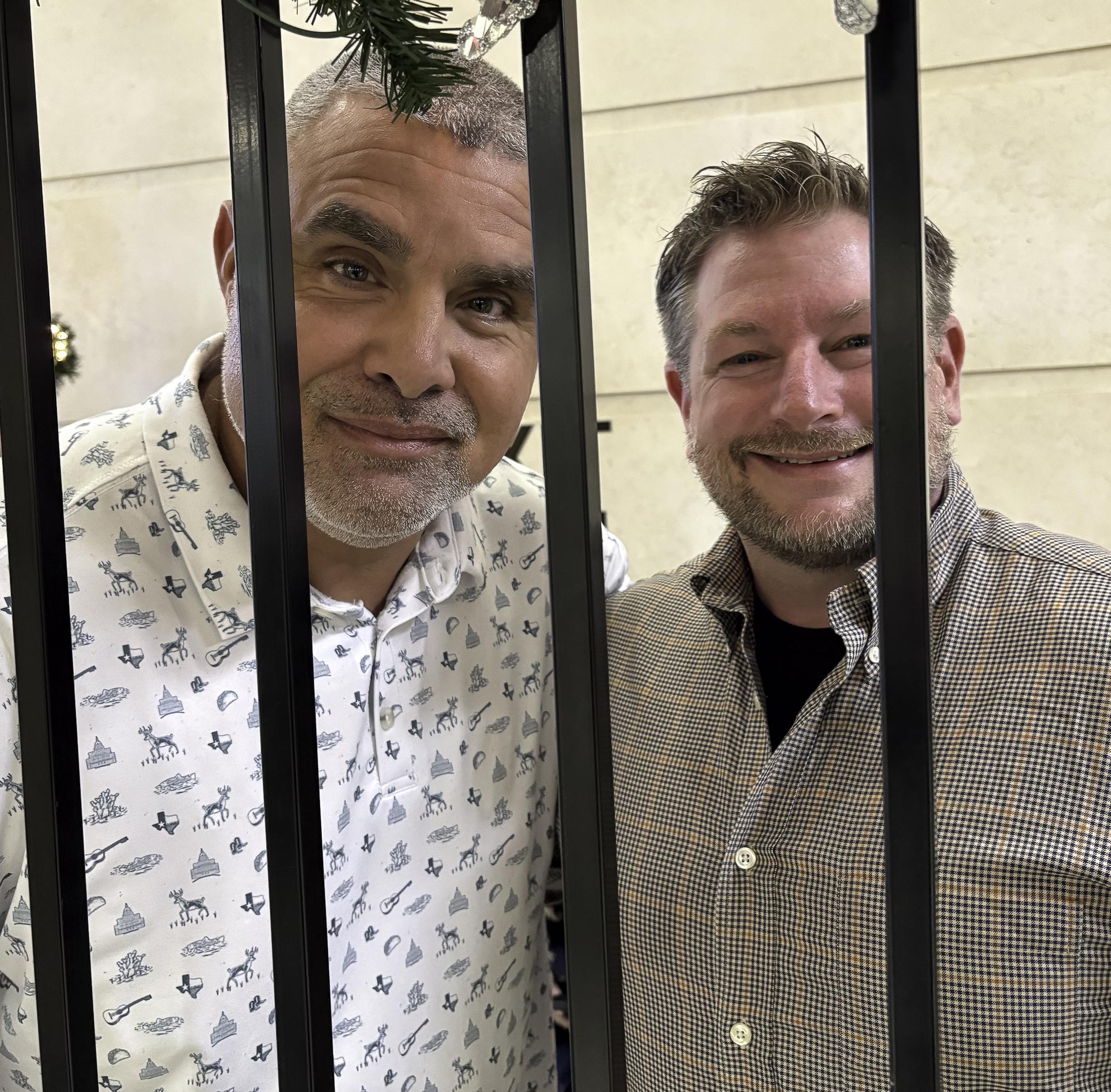 Hays County Sheriff Anthony Hipolito was joined in lock up by Kyle City Counc...