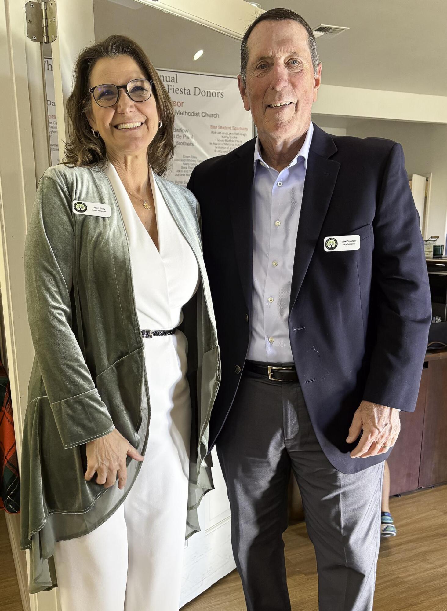 Photo by Teresa Kendrick Barnabas Board President Dawn Riley and board member...