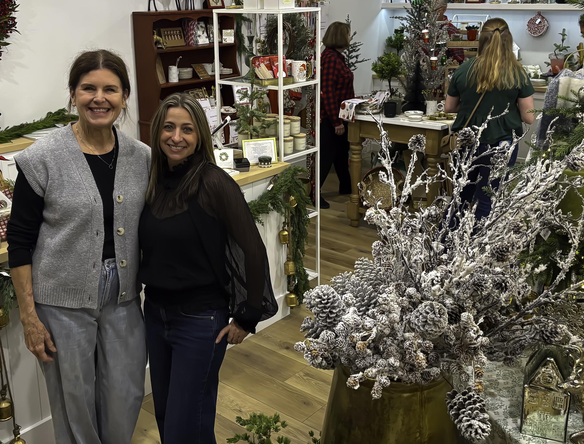 Photo by Teresa Kendrick At Tarry Home and Gift, Jodie Wymore, left, and Mana...